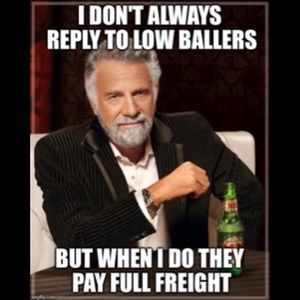 Reasonable offers, no lowballs!